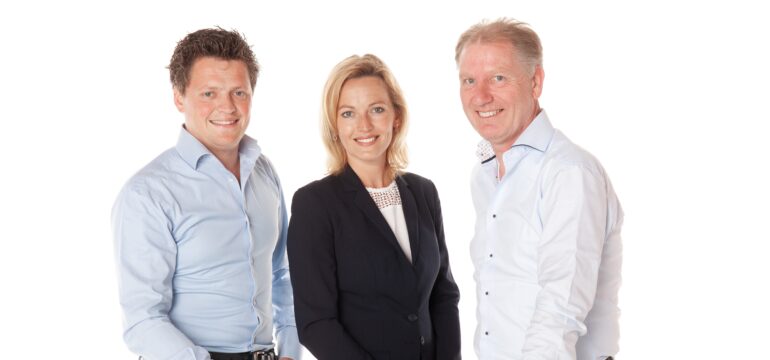 Managementteam Bosch Beton (v.l.n.r.: Gerard van den Bosch (CEO), Brechtje van den Beuken-Van den Bosch (CEO), Henk Hop (CFO))