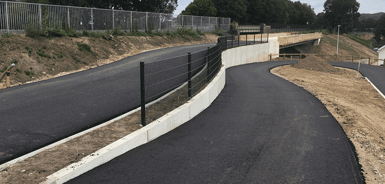 Bosch Beton - Fietsbrug bij Cuijk Mook