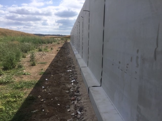 Bosch Beton sleufsilo voor biogas-plant in Dartford (Kent) in Verenigd Koninkrijk