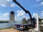 Bosch Beton - Hoogteverschil opgelost met keerwanden in Kessel nabij het veer (Limburg)