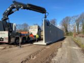Bosch Beton - Extra opslag met keerwanden bij Schrootbedrijf G. Schrijver in Apeldoorn