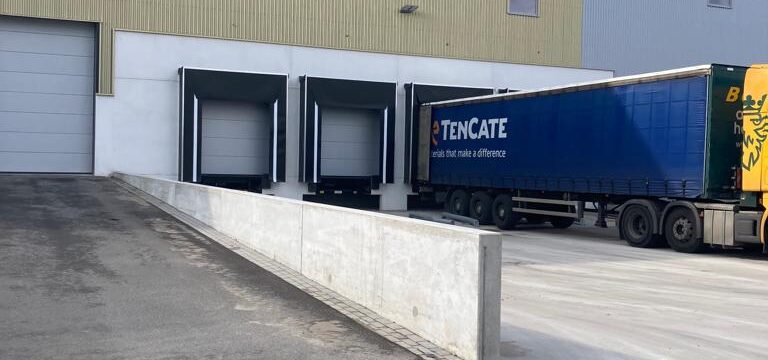 Bosch Beton keerwanden bij XL Distributiecentrum Heylen in Almelo
