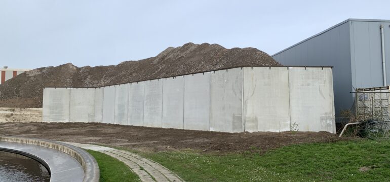 Bosch Beton - Keerwanden vervangen legoblokken bij Lekhaven in Wijk bij Duurstede 
