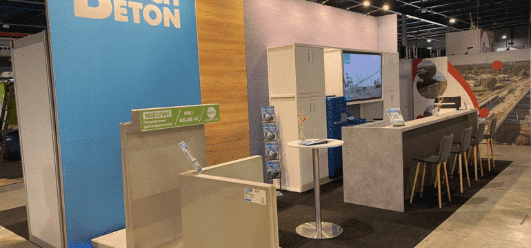 Bosch Beton stand op Vakbeurs Openbare Ruimte