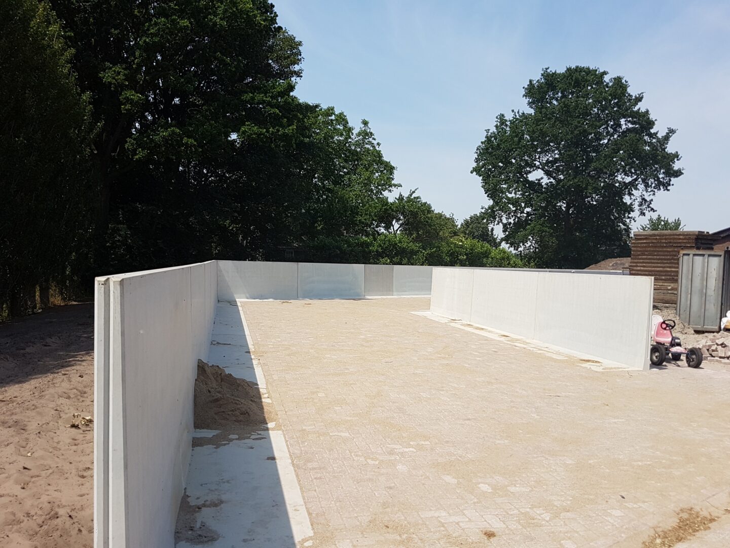 Sleufsilo met unieke hoek in Sprang Capelle