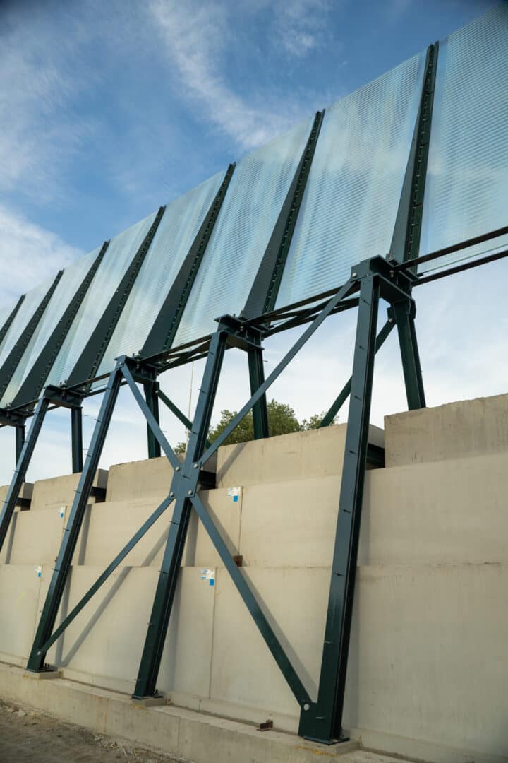 betonstützwand für Autobahn-Lärmschutzwand