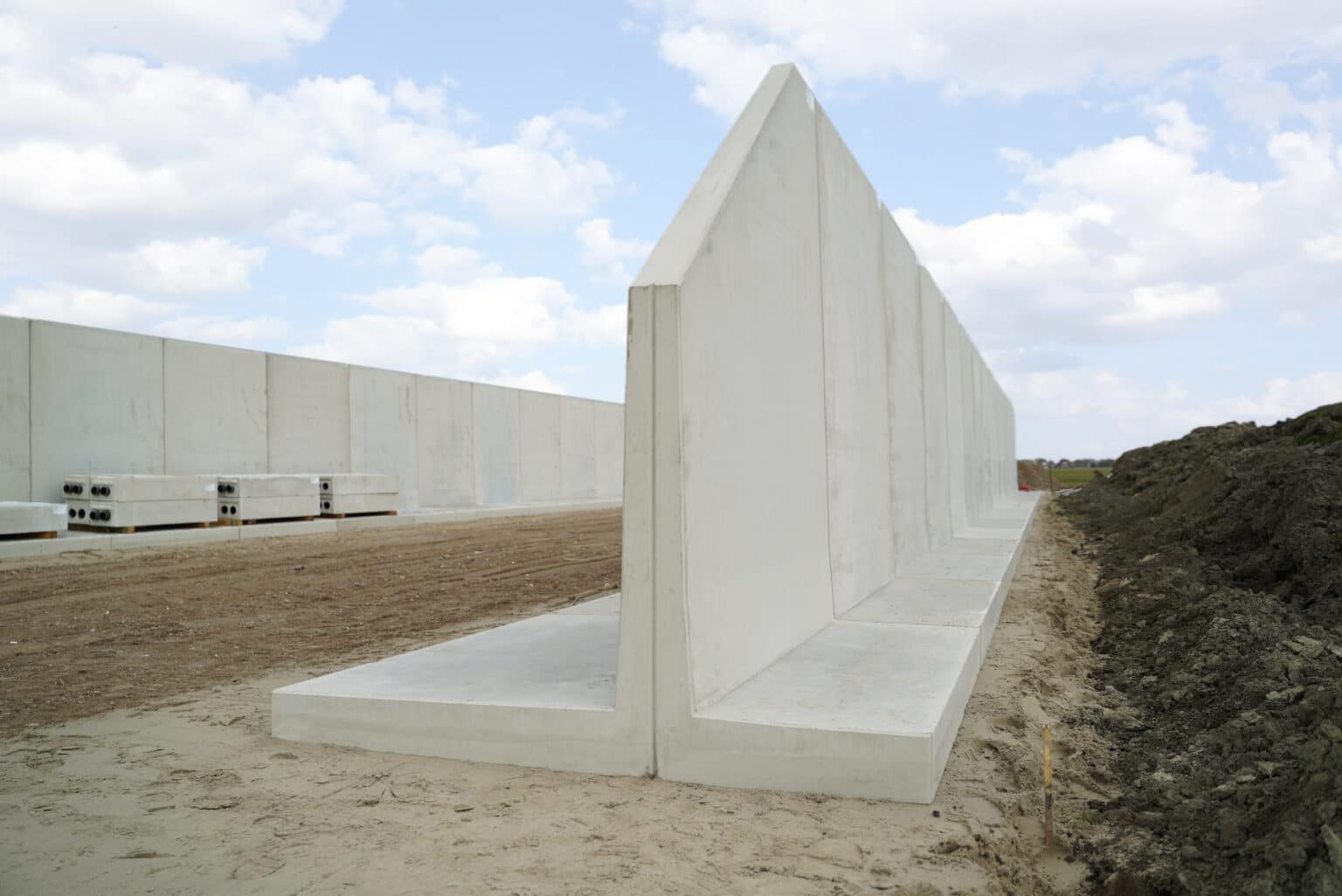 betonstützwand