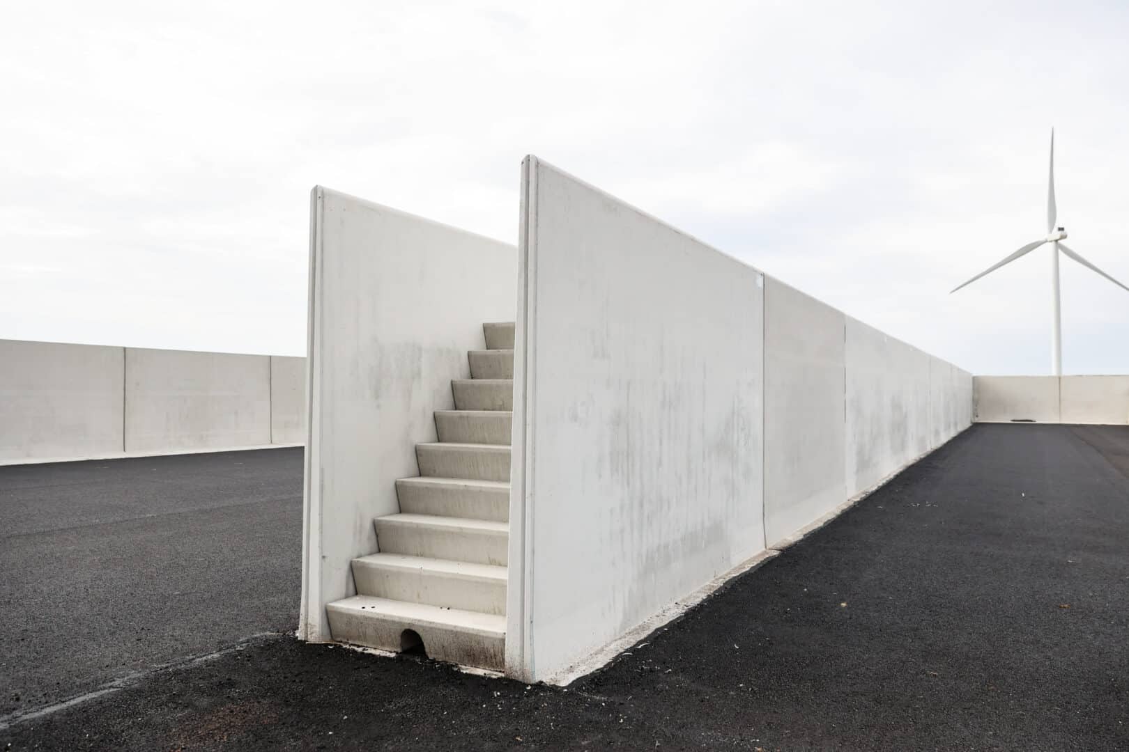 U Element Beton met trap