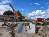 Bosch Beton - Keerwanden inrit maken bij sloot aan N360