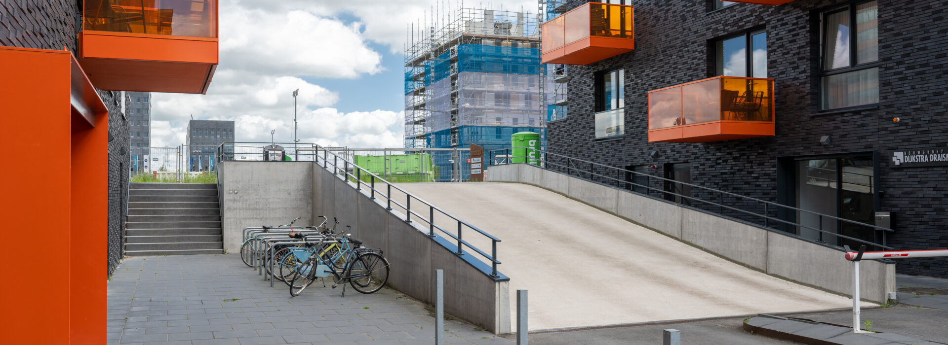 Bosch Beton - Het Kolenpark in Groningen krijgt hellingbaan van keerwanden