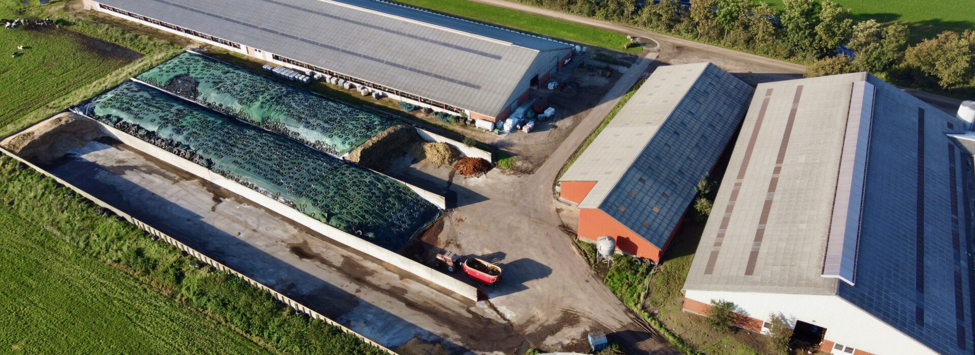 Bosch Beton - Sleufsilo bij melkveebedrijf Hveddegaard in Kibæk (DK)